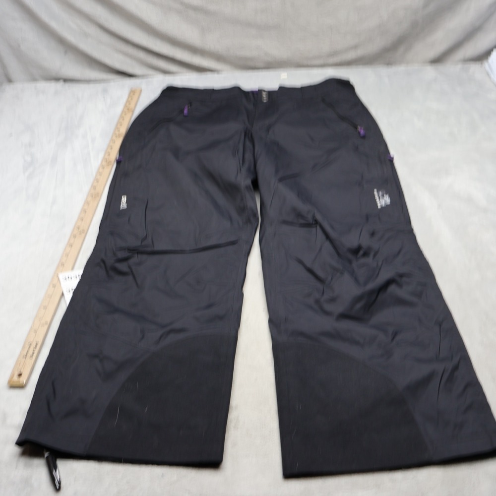 Mountain Hardwear Snow Pants Women Large Black Dry.Q Waterproof Winter Ski 36x32